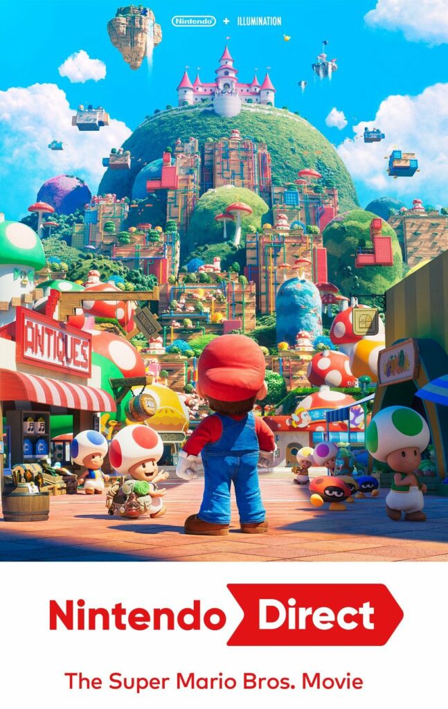 Tune in at 1:05 p.m. PT on 10/6 for a #NintendoDirect: The Super Mario Bros. Movie presentation