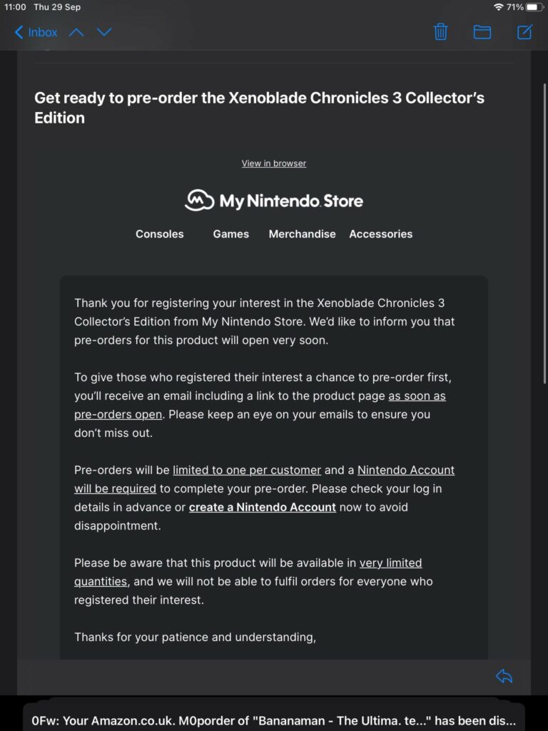 Bayonetta physical coming in the first half of October on the EU my nintendo store