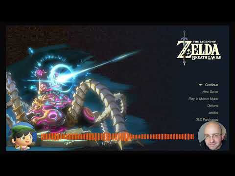 An archaeologist analyses the ruins in Breath of the Wild