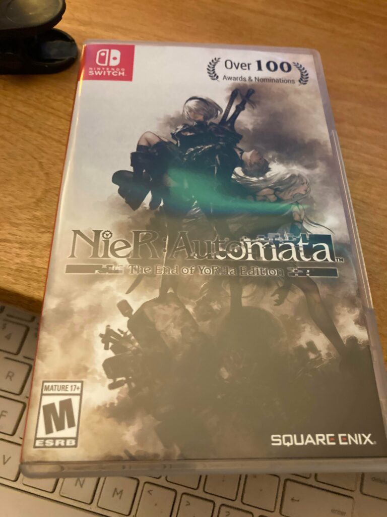 Wow nier automata on switch not out until the 6th but I got it early from square Enix
