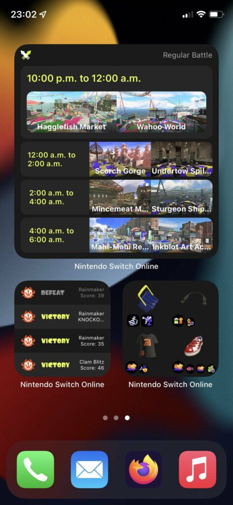 Nintendo Switch Online App Version 2.3.0 is now available. You can now add Splatoon 3 widgets to your home screen on iOS and Android!