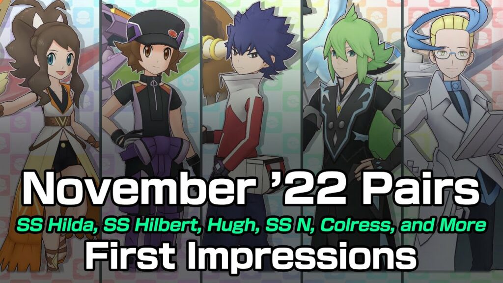 [Pokemon Masters EX] NOVEMBER 2022 SYNC PAIRS: A Quick Look and Discussion