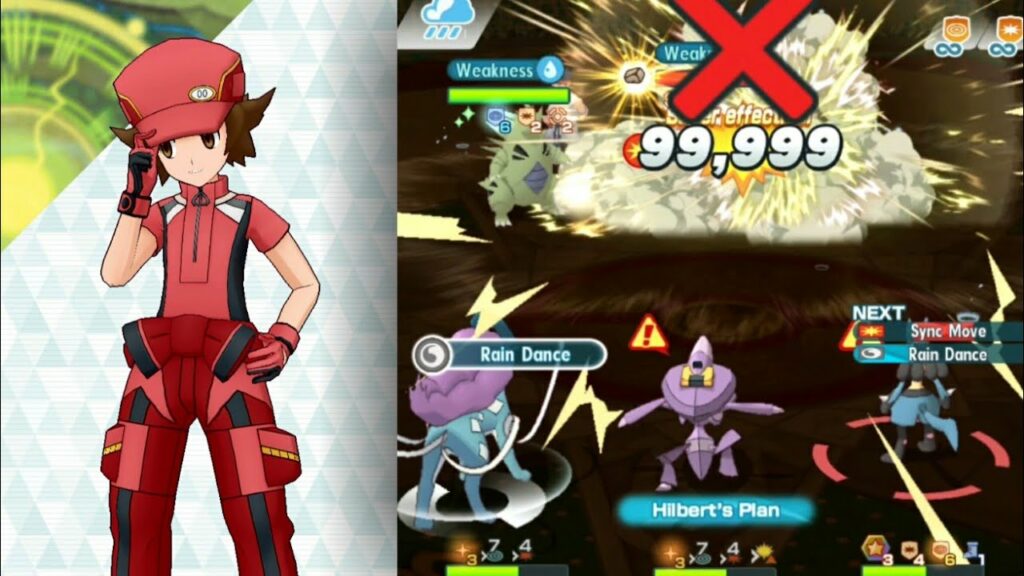 Hilbert's Misleading Plan - Techno Blast 3400 Points VS Bruno - Pokemon Masters EX 2.26.0