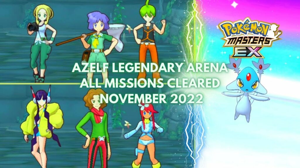Pokemon Masters EX | Azelf Legendary Arena November 2022 | All Missions Cleared