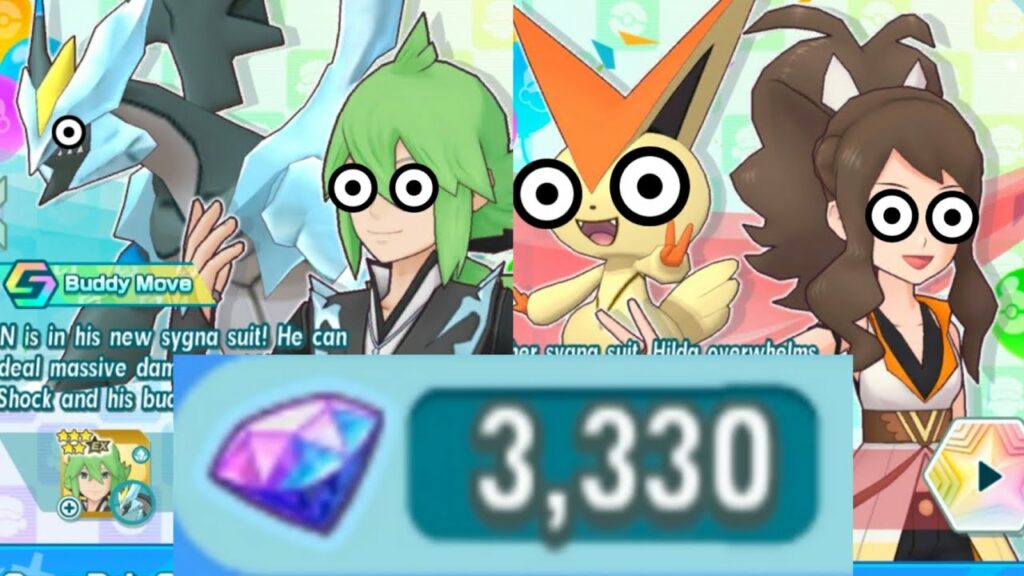 N-ICE || SS N and SS Hilda summons || Pokemon masters ex