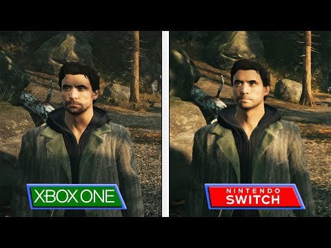 Alan Wake Remastered: A video compares the new version of Nintendo Switch with Xbox One