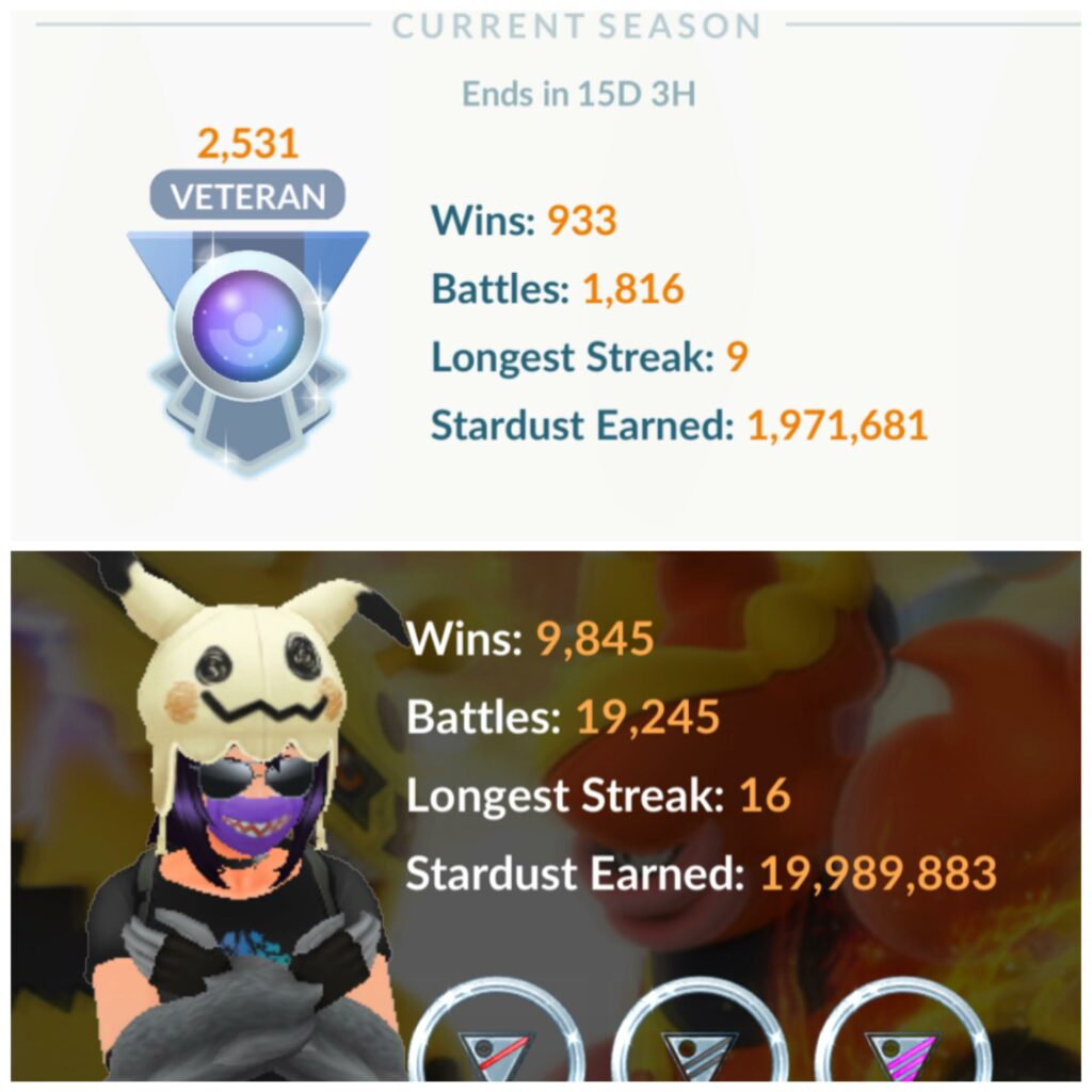After almost 20,000 GBL battles and 20 million stardust… I finally reached Veteran for the first time. 🙃