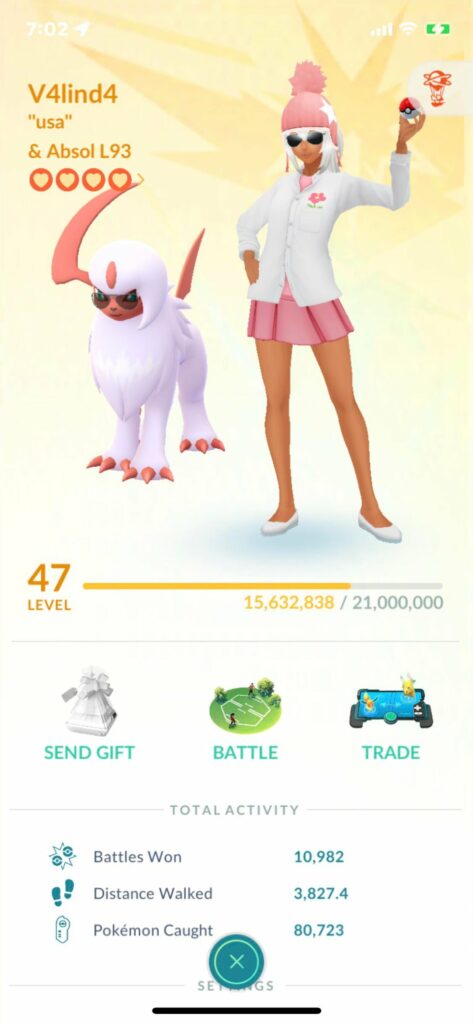 team instinct on point in my friends list dressed to match their buddies