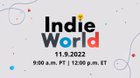 Tune in on Nov. 9 at 9:00 a.m. PT for a new IndieWorld Showcase