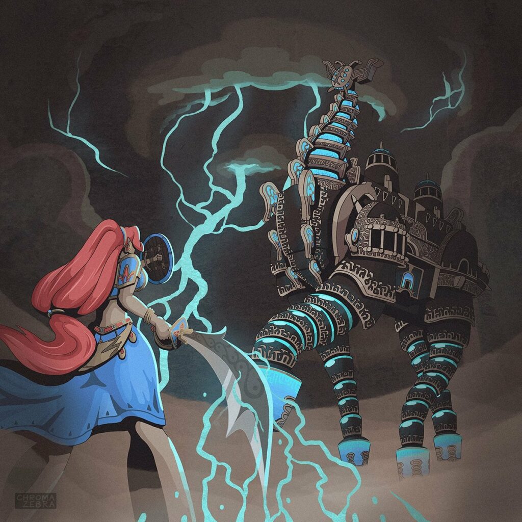 [Zelda] Divine Beast Vah Naboris, Art by Me