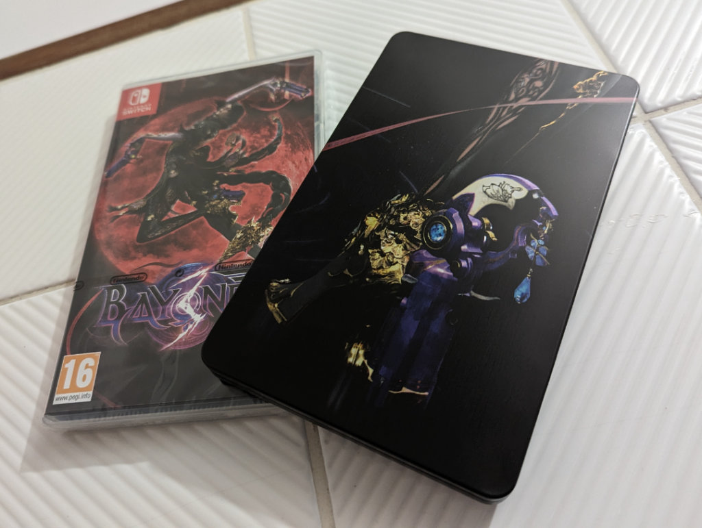Just collected my Bayonetta 3 copy with the Steel book pre-order bonus!