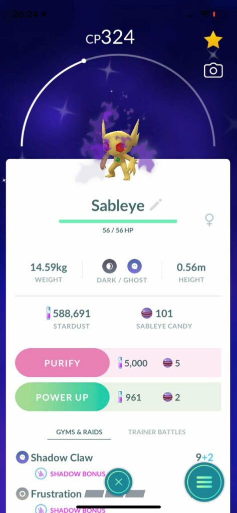 After nearly 500 Team Go rocket battles, I’ve finally caught my first shadow shiny! Safe to say it’s a nice one!