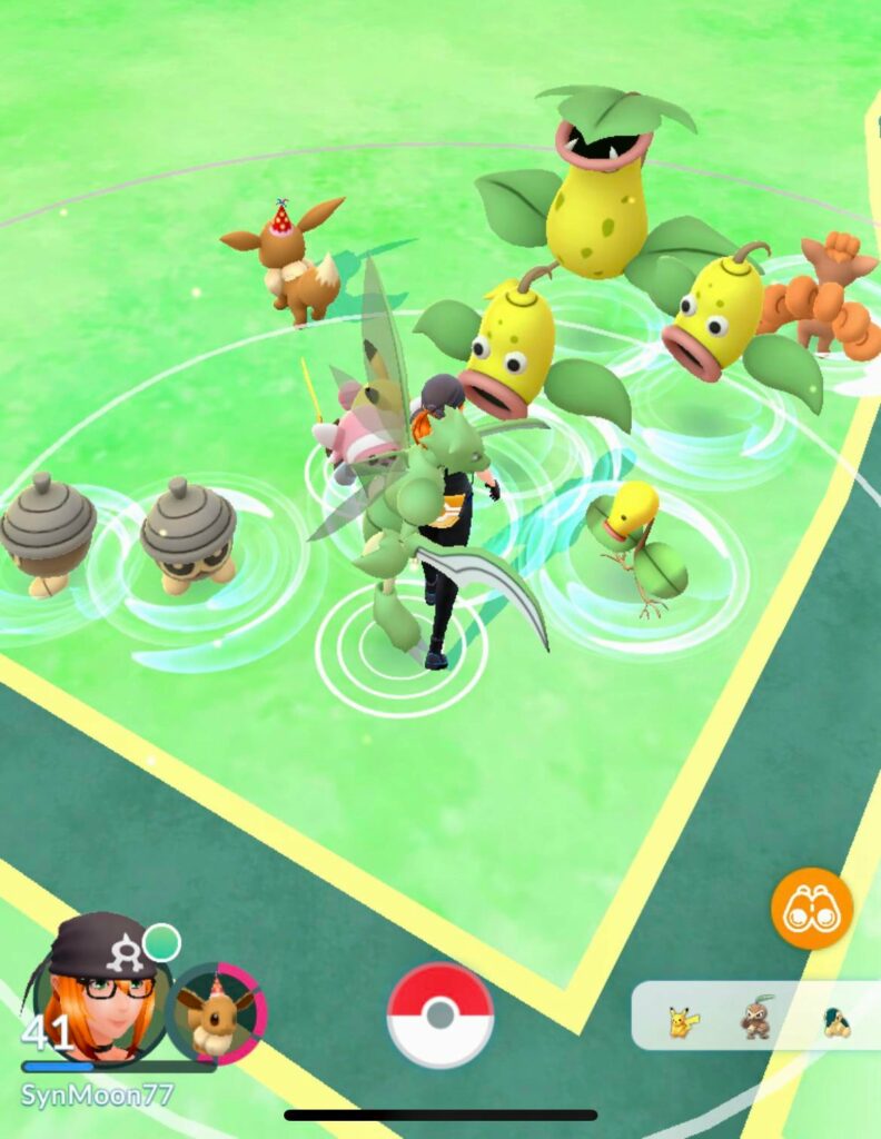 Aww the whole family came by to visit!
