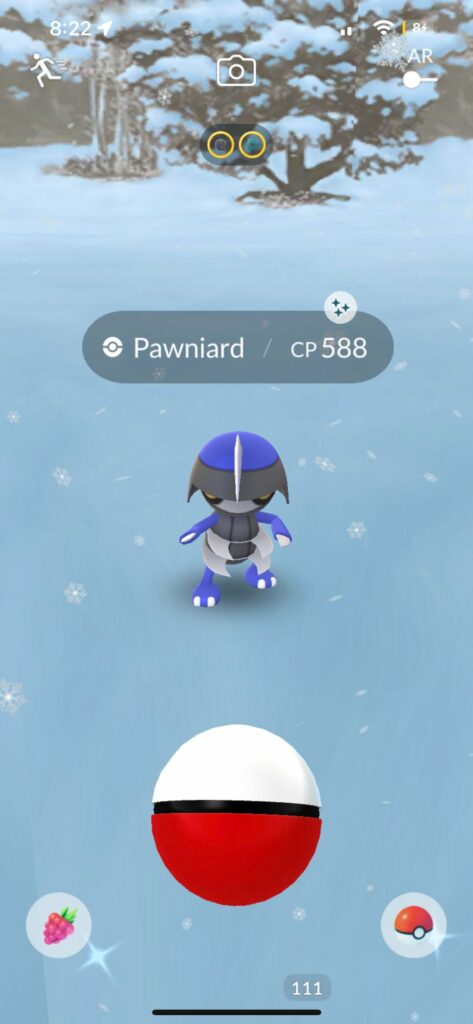 Am I the first in the world to catch a shiny Pawniard outside of the egg pool and in a Timed Research?? 😳