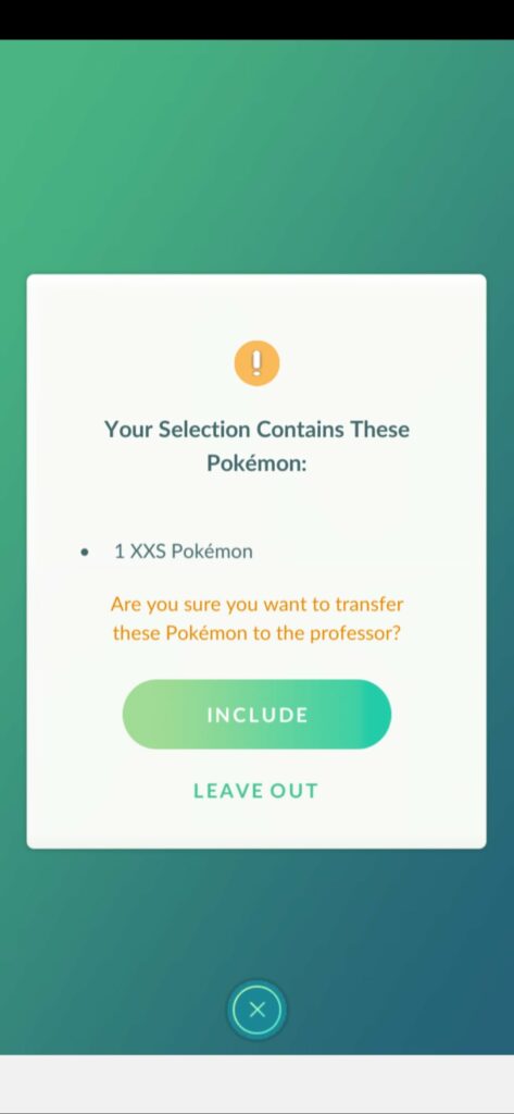 Anyone ever seen this warning? It happened when I tried to transfer the ursaluna from the ticket yesterday.