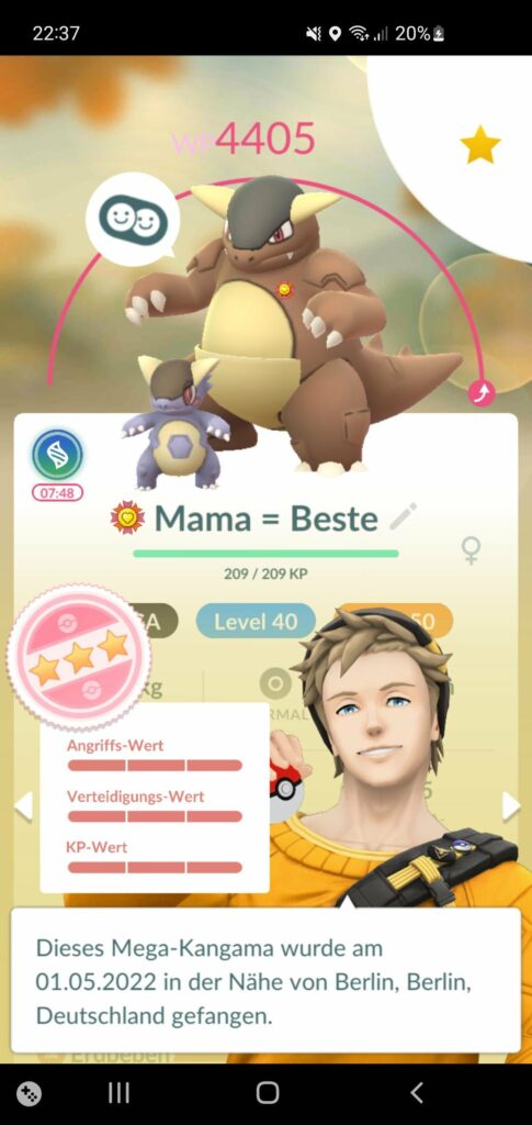 I just finished walking this lady 506 km to level 50 because I never left Europe yet.