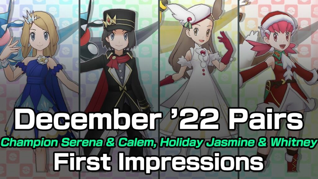 [Pokemon Masters EX] DECEMBER 2022 SYNC PAIRS: A Quick Look and Discussion