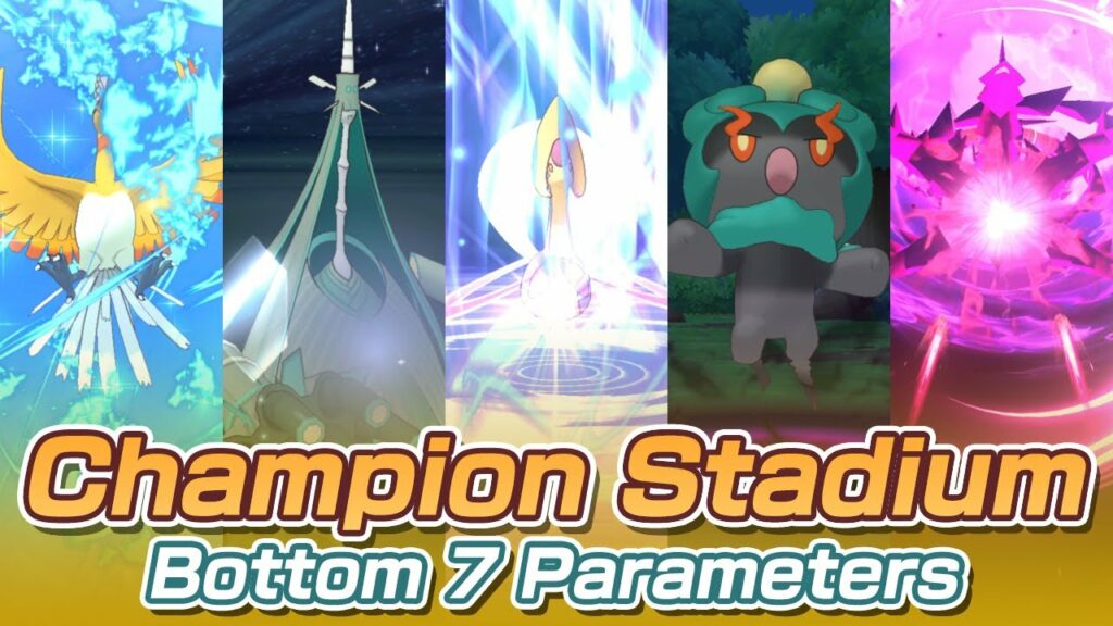 [Pokemon Masters EX] STARTING WITH HALF HP! BOTTOM 7 PARAMETERS CHAMPION STADIUM MASTER MODE RUN
