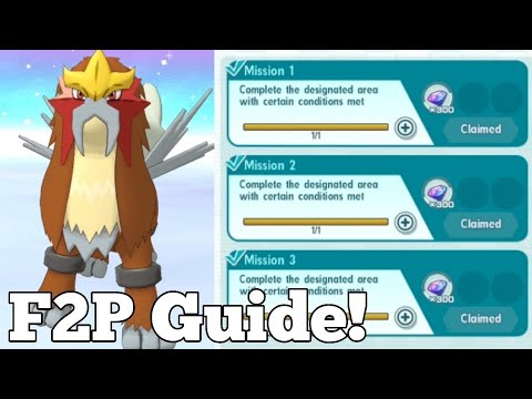 F2P Guide + Event Missions! Entei Legendary Arena | Pokemon Masters EX