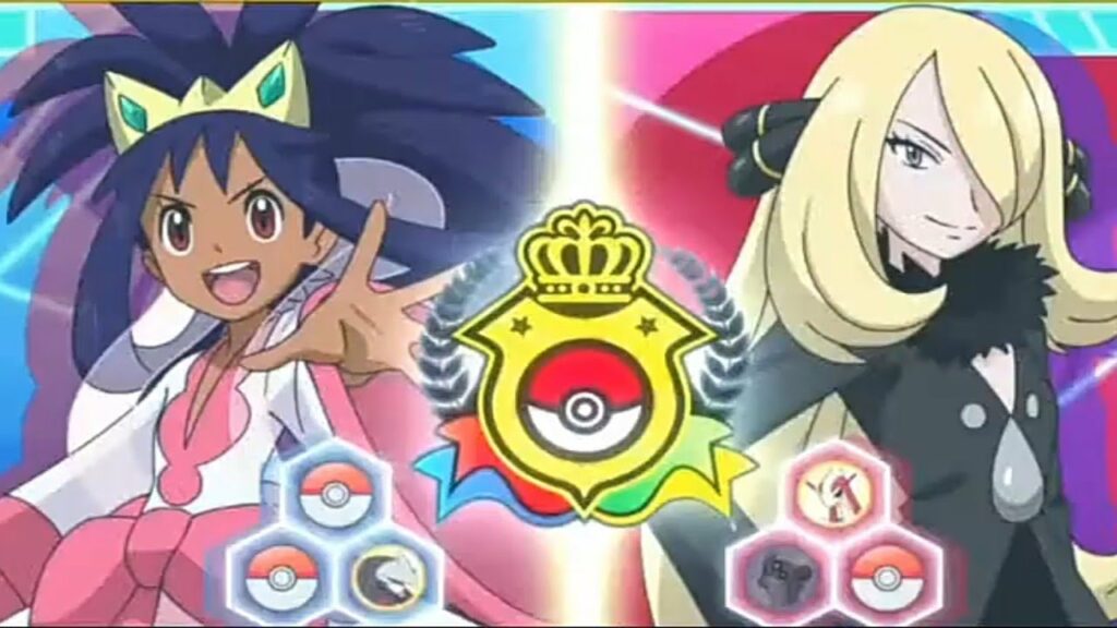 Cynthia Vs Iris Full Battle | Mega Garchomp vs Haxorus | Pokemon Master Journey Episode 117