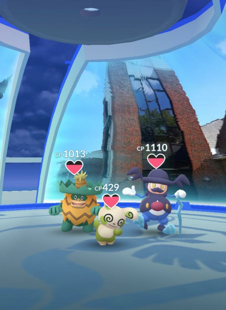Working on a dancing Pokémon gym