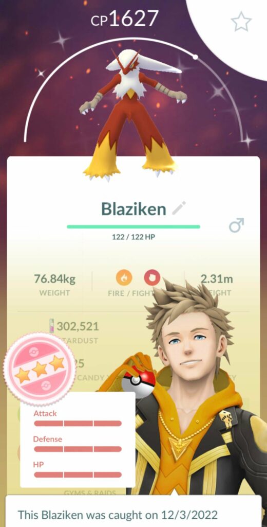 I got one of the luckiest Pokémon tonight…