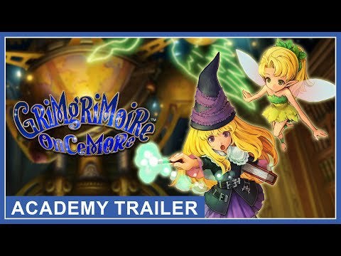 GrimGrimoire OnceMore - Academy Trailer (PS4, PS5, Nintendo Switch) (April 4th Release)
