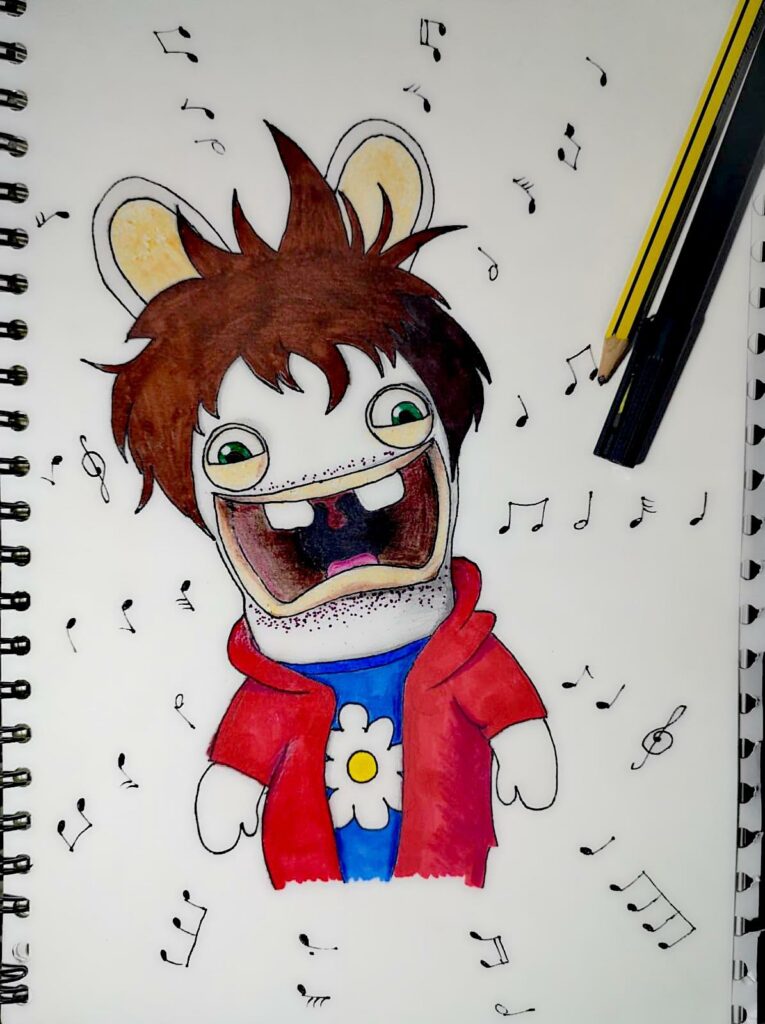 Inspired by Sparks of Hope, I turned myself into a Rabbid 😄