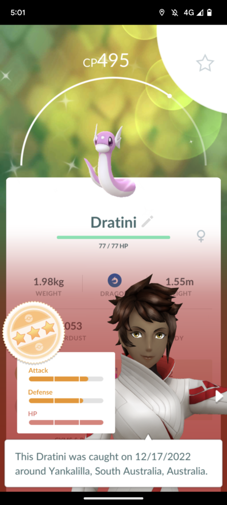 First spawn of the the Dratini lot for community day 😍
