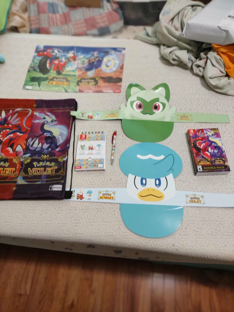 Pokemon Launch Party Swag from Nintendo New York