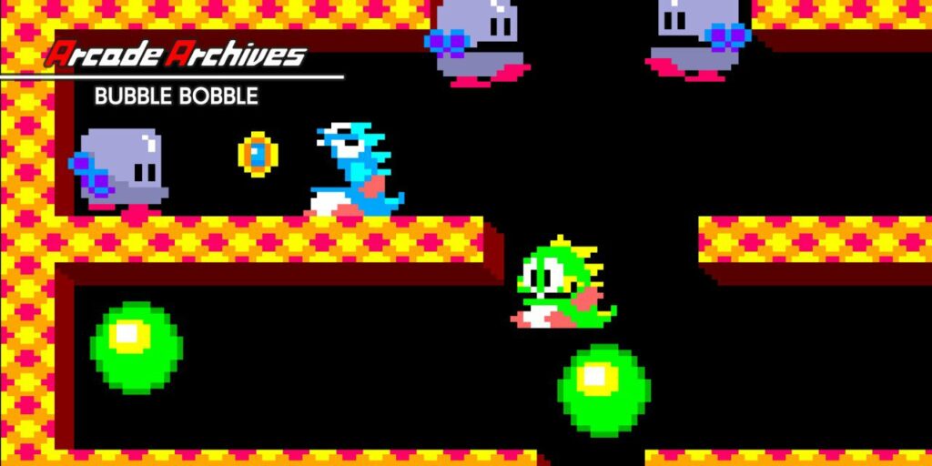 Bubble Bobble (Taito 1986) is finally released by Hamster for their ACA series