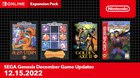 4 SEGA Genesis games have been made available for Nintendo Switch Online + Expansion Pack members!