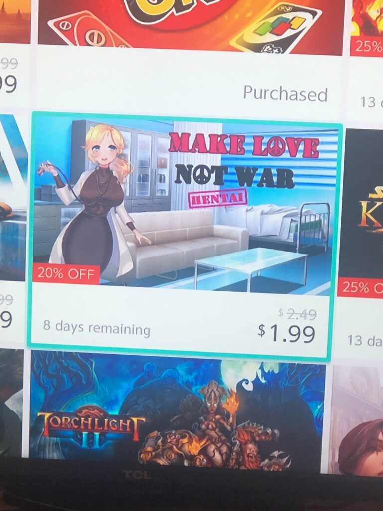 Nah bruh, wtf is Nintendo allowing on the eshop 💀