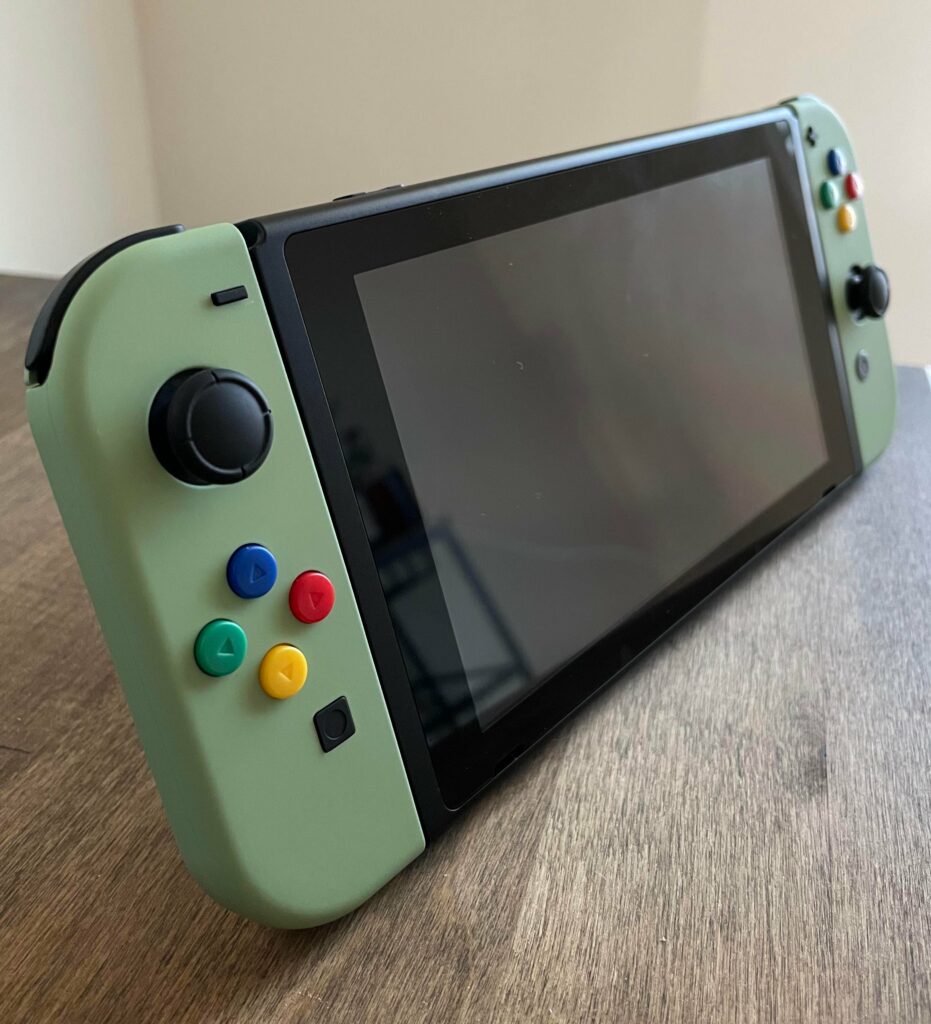 Switch Shells MOD - Macha Green. No previous experience modifying hardware, but this turned out to be a fun one.