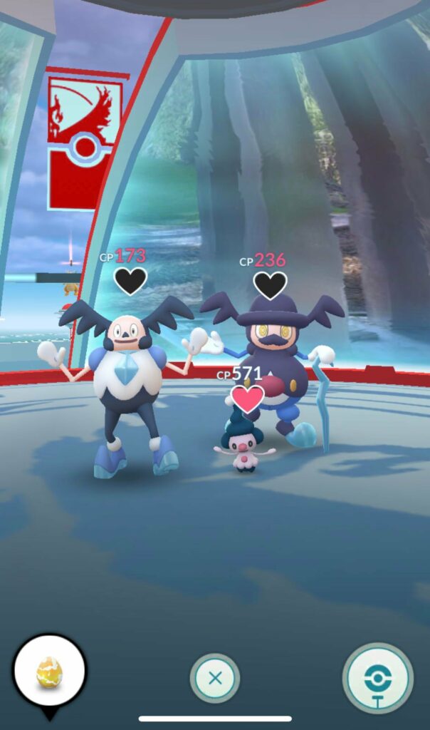I have a gym Pokémon but I just had to