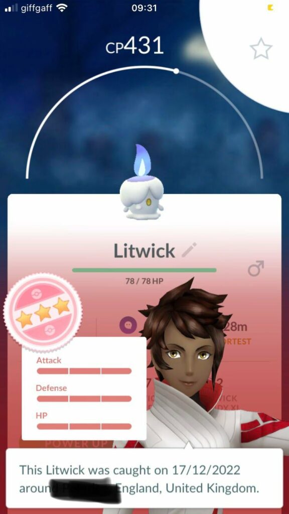 Managed to catch my first 4* I know it’s not much, but I’m happy!