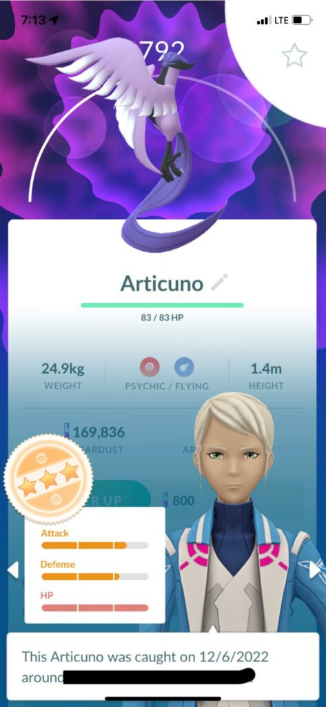 Purposefully miss 5 pokeballs, golden raspberry, ultra ball, great curved throw, check IV’s, massive boner