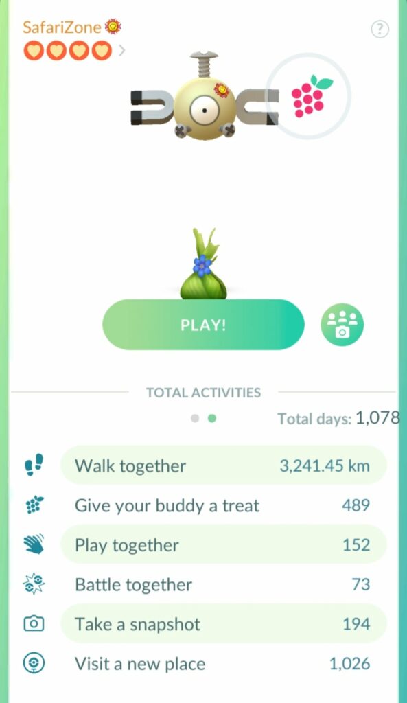 This is how much I love my Buddy Pokemon