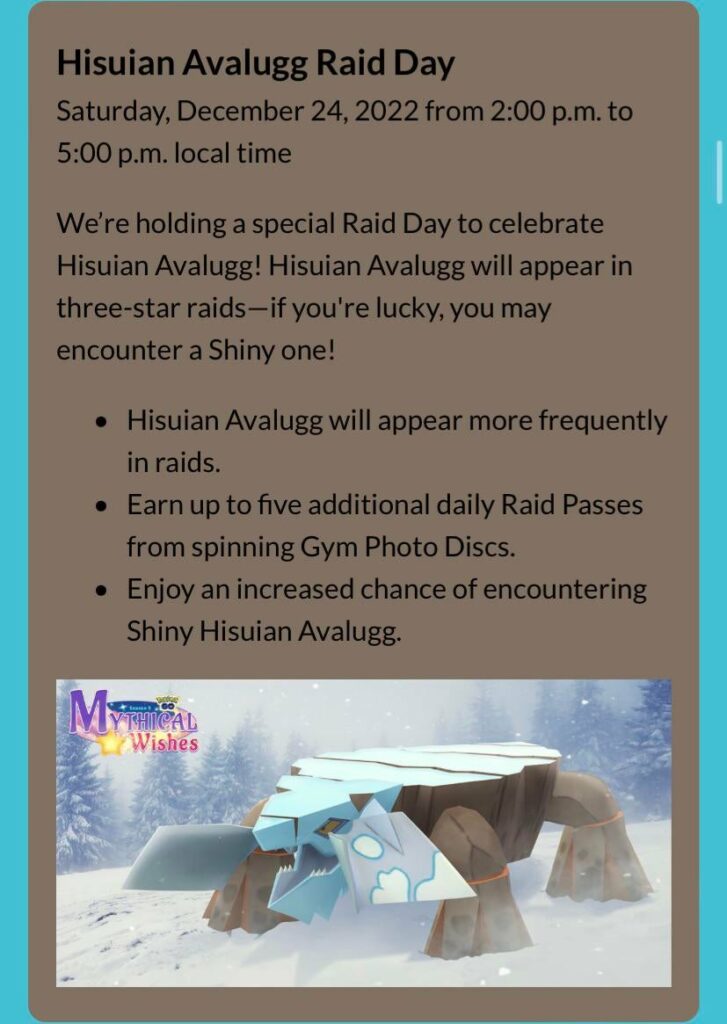 Huh? This seems like a terrible time to hold this event.