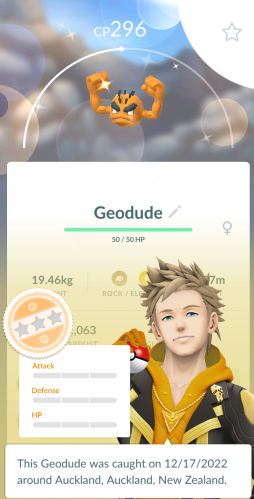 Finally caught my first ever shiny after 10 years of pokemon games and feels like the universe is playing a joke a bit ...