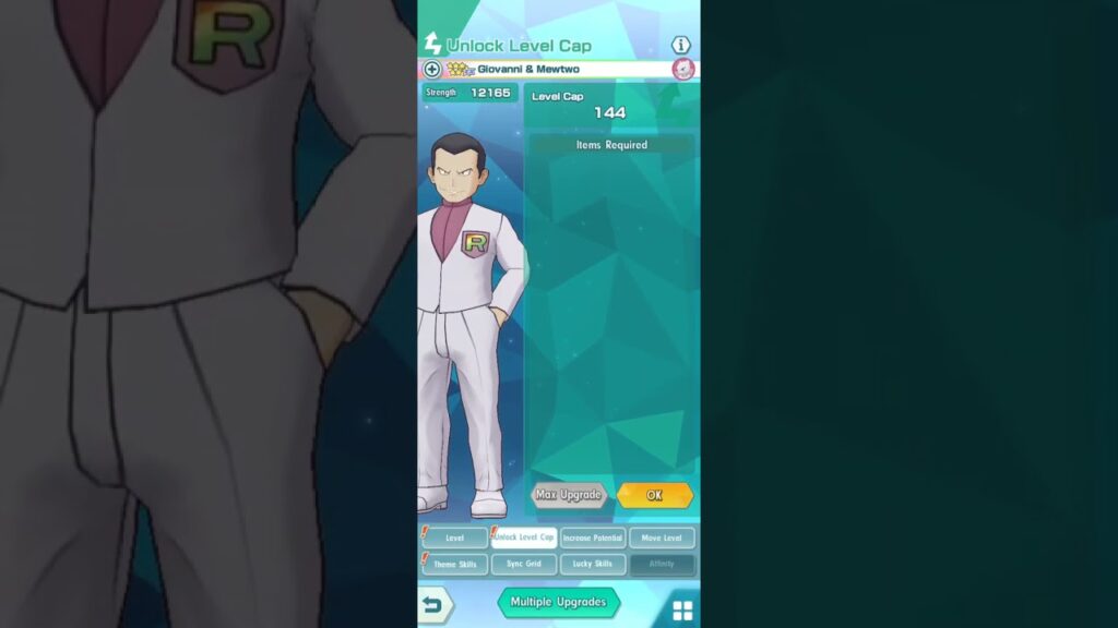 Pokemon Masters EX - Raising Giovanni & Mewtwo To King Status, lvl 150! #giovanni #mewtwo #level150!