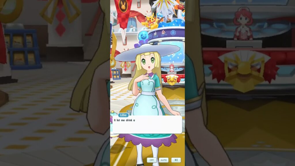 Lillie loves Polteageist tea | Pokemon Masters EX