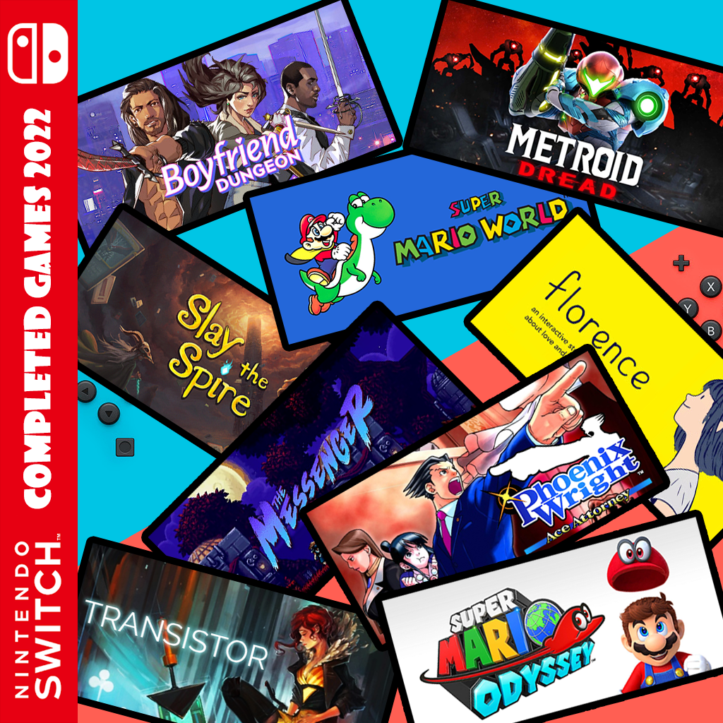 These are the games I beat in 2022 on Switch. What games did you beat in 2022 and what are you looking forward to playing in 2023?