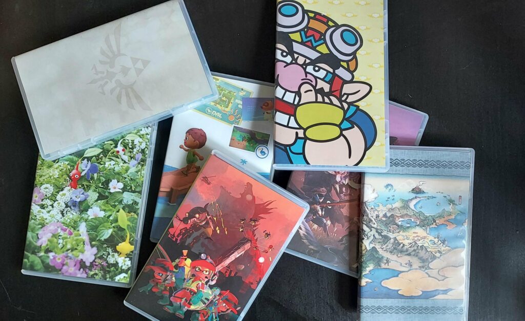 I was today years old when I learned you can flip the books of your game cases