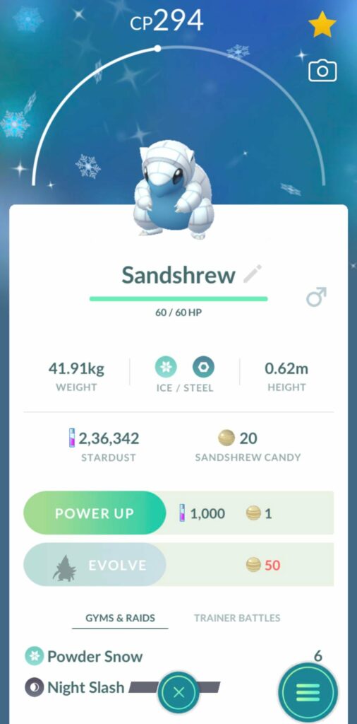 Caught my first shiny pokemon. My wife already has 5 and she started playing 3 weeks ago.