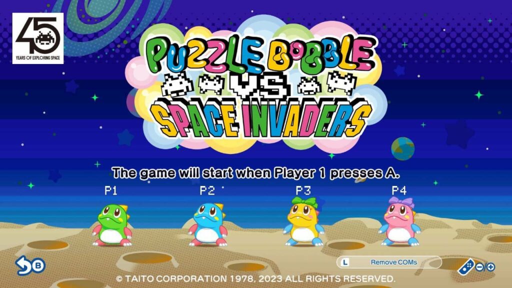 Puzzle Bobble Everybubble! includes ‘Puzzle Bobble vs. Space Invaders’ mode