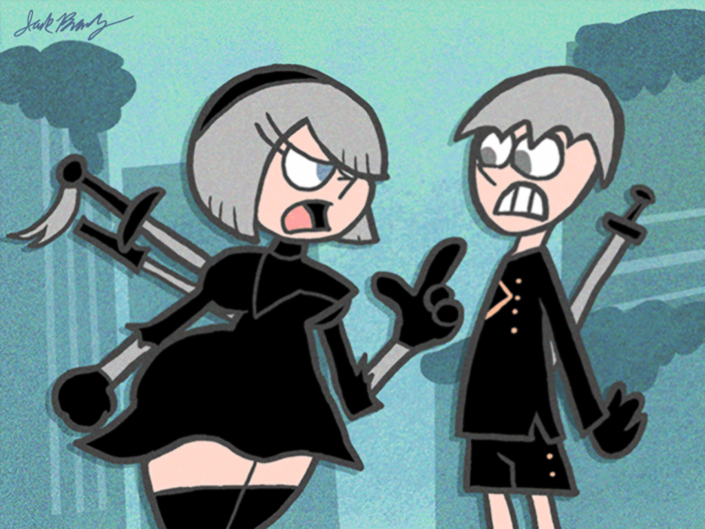 Got Nier Automata for Switch. Love it so far, and decided to do this!