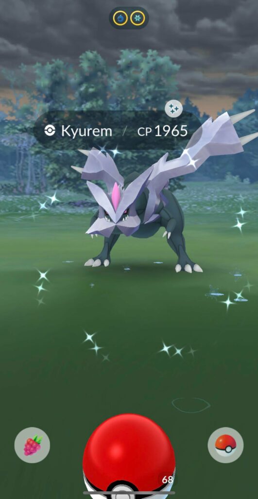 I couldn’t get the shiny in Raids but I was lucky enough to get one in my encounter from the Go Battle League ✨