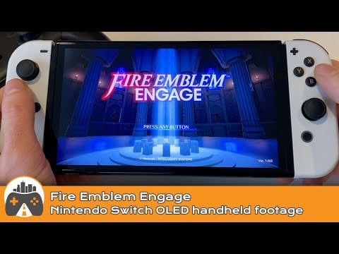 [Fire Emblem Engage] Nintendo Switch OLED handheld footage