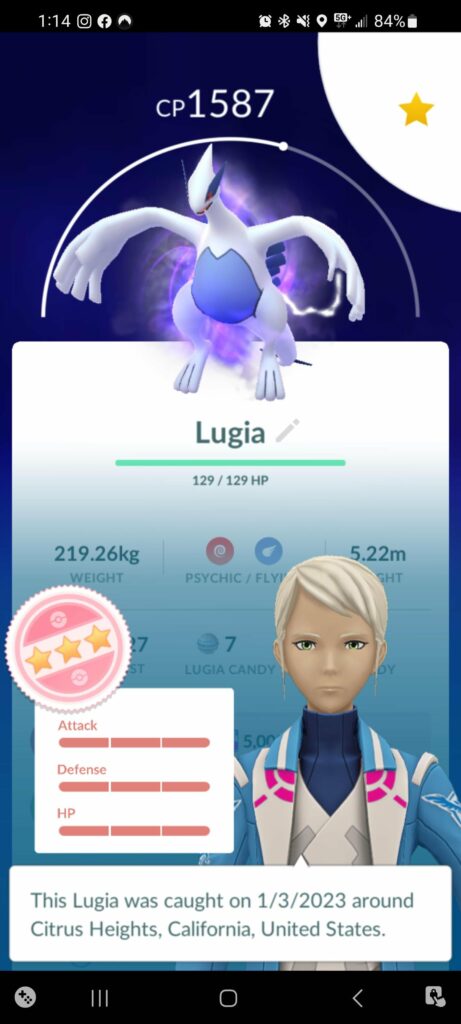 Perfect Shadow Pokémon